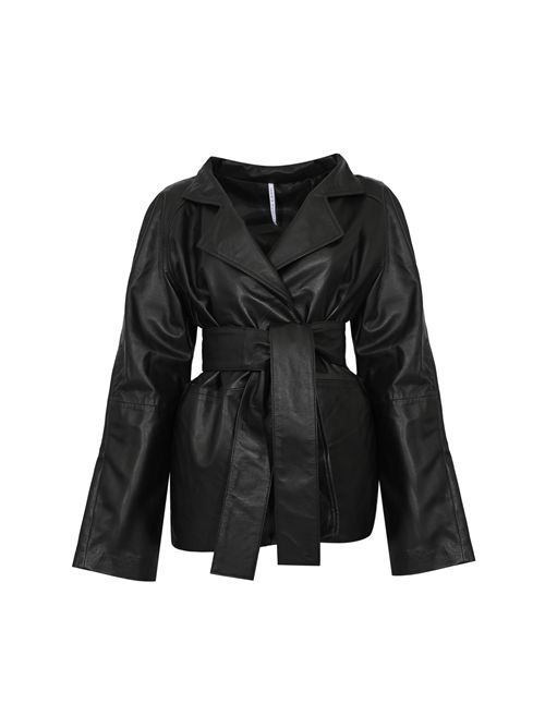 Giacca Yuko in pelle Liviana Conti | F6SX36Y69-0